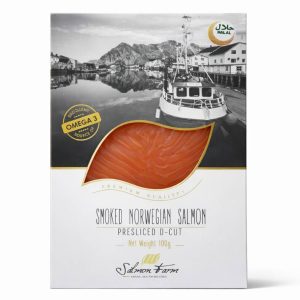 Cold Smoked Salmon D cut Sliced 100grm - Image 1
