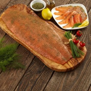Cold Smoked Salmon Sliced Dill Marinated 1 Pack (1.2 Kg- 1.4 Kg) - Image 1