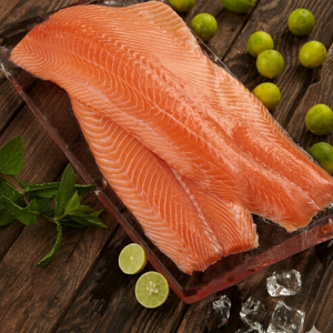 Salmon Whole Side Fillet Skin Off 1 Pack (1.2 Kg - 1.4 Kg) - Image 1