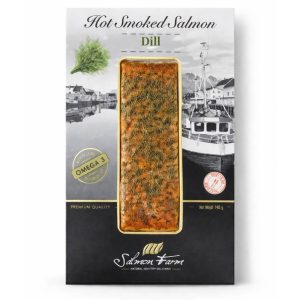 Hot Smoked Salmon Dill Marinated Portion 140g - Image 1