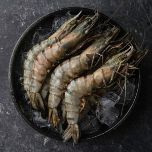 Medium Black Tiger Prawns 1 Pack is 1 Kg - Image 1