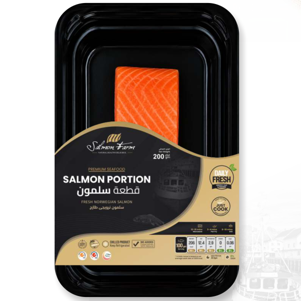 Salmon Portion Skin on 200g